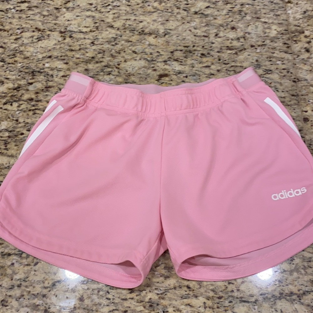 Adidas pink tennis shorts